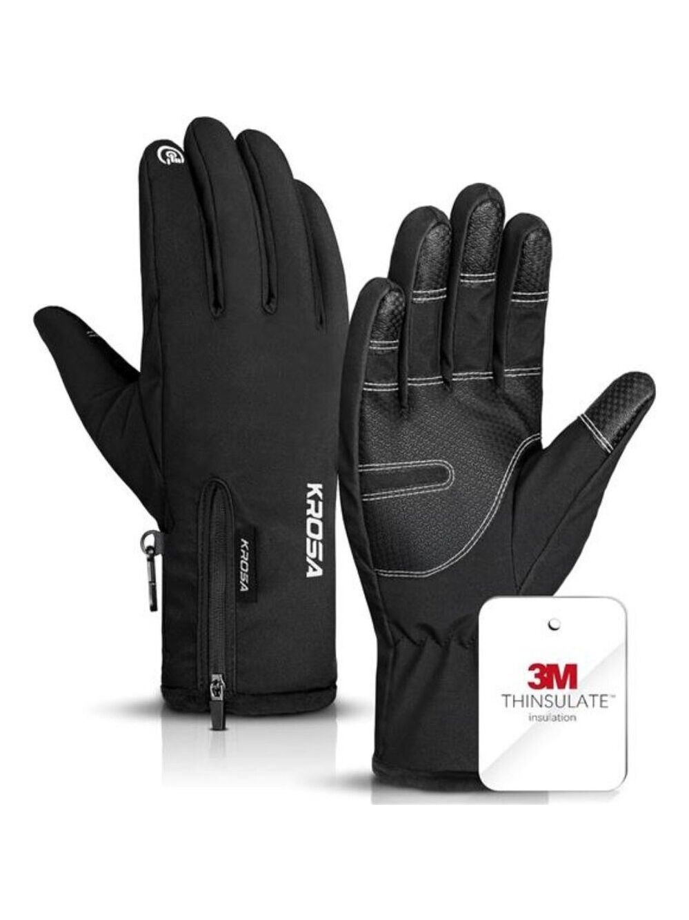 Winter Gloves Men Women Waterproof Snow Ski Gloves Touchscreen Thermal Cold